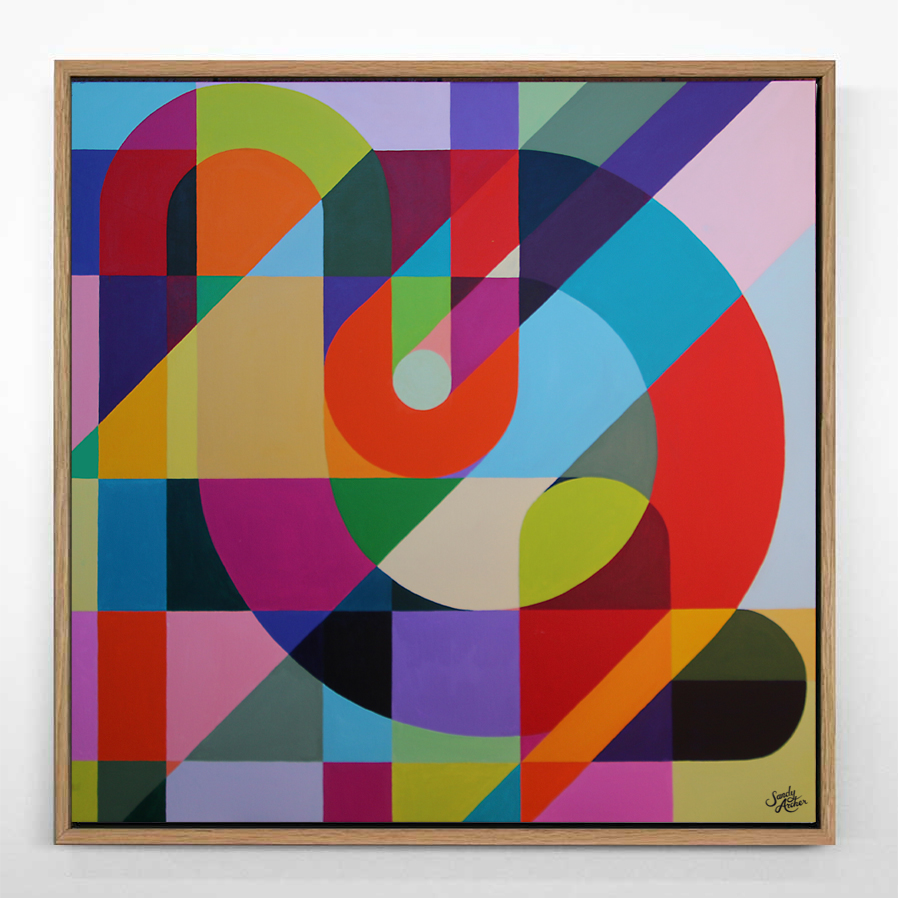 InTheMoment75x75-Acrylic on canvas