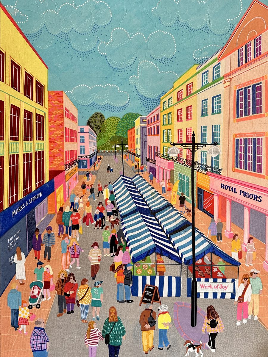 Market Day The Parade, Leamington Spa