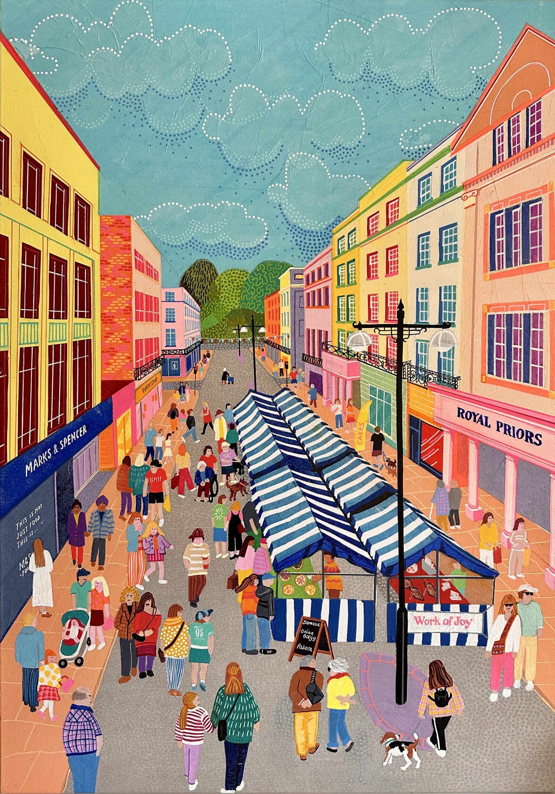 Market Day The Parade, Leamington Spa